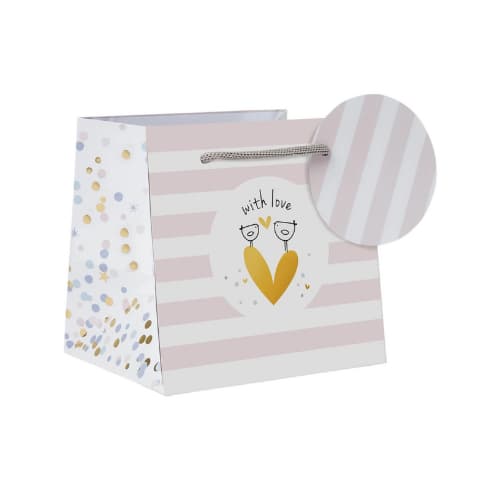 Belly Button – Signature Birds and Hearts Mug Bag