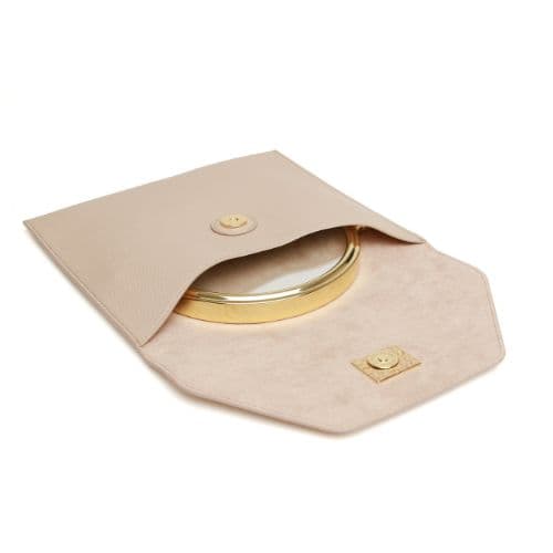 Alice Wheeler Stone Travel Mirror and Case, 7x Magnification - Image 3