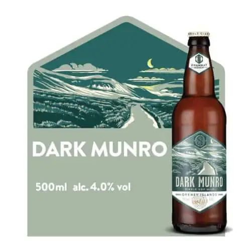 Swannay Brewery - Dark Munro - 500ml - Jaro Design Studio - 1 Swannay Brewery - Dark Munro - 500ml
