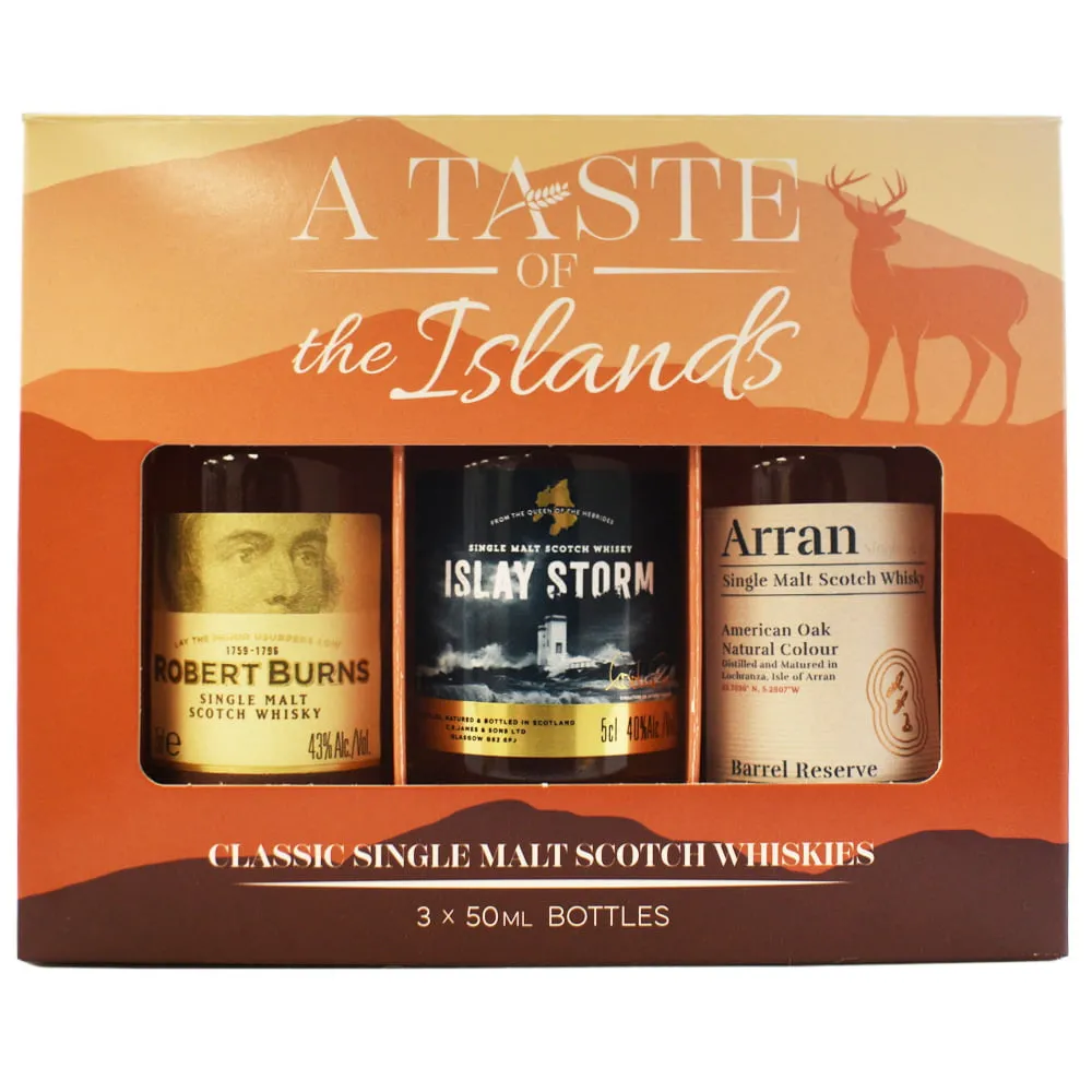 A Taste Of The Islands Whisky Gift Pack
