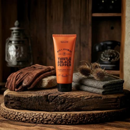 Scottish Fine Soaps Thistle and Black Pepper Hair and Body Wash - Image 2