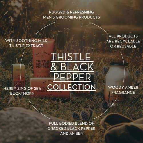 Scottish Fine Soaps Thistle and Black Pepper Well Groomed Gift Set - Image 4