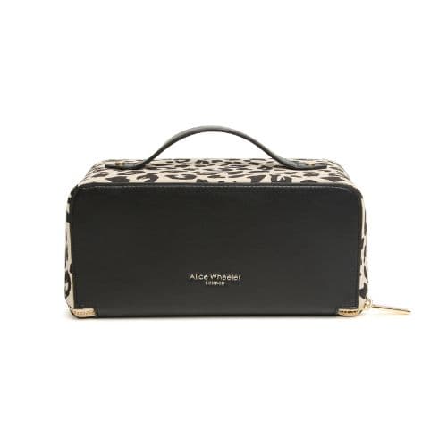 Alice Wheeler Leopard Print Train Case - Image 4