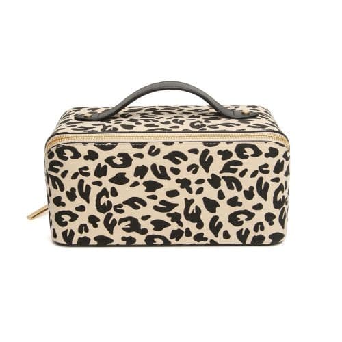 Alice Wheeler Leopard Print Train Case - Image 5