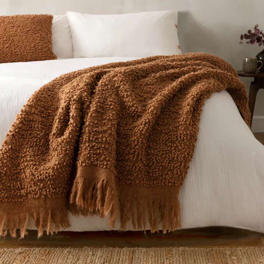 Yard Ulsmere Throw - Ginger - Jaro Design Studio - 2 Yard Ulsmere Throw - Ginger - Image 2