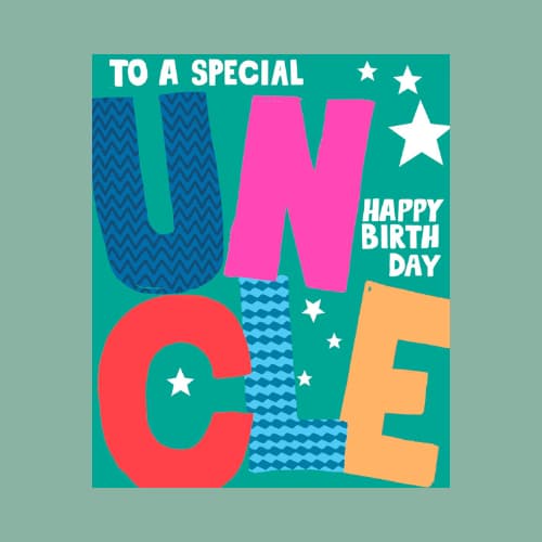 PaperSalad – To A Special Uncle Happy Birthday
