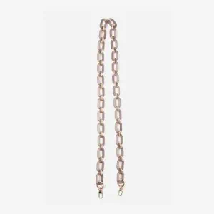 Square Link Acrylic Bag Strap Grey