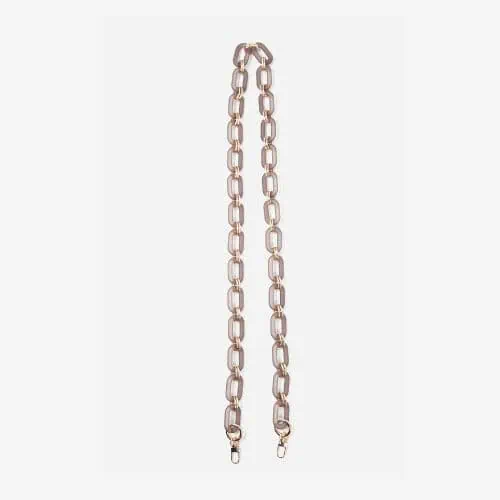 Square Link Acrylic Bag Strap Grey