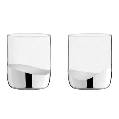 Set of 2 Wave DOF Tumblers Silver - Image 6
