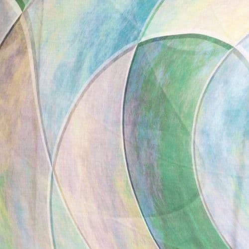 Weavermill Waves Scarf - Green - Image 3