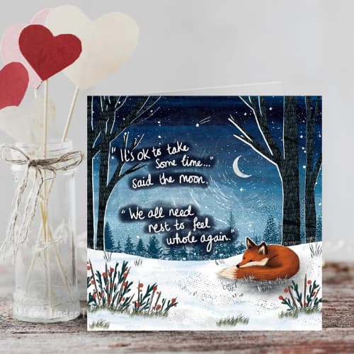 Fox Under The Moon – ‘Whole Again’ Card