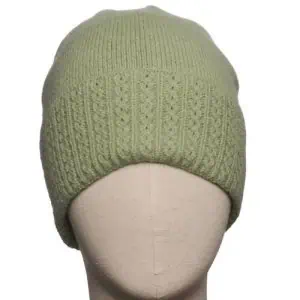 Zelly, Cable Detail Hat - Green