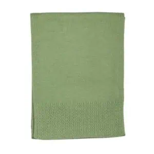 Zelly, Cable Detail Scarf - Green