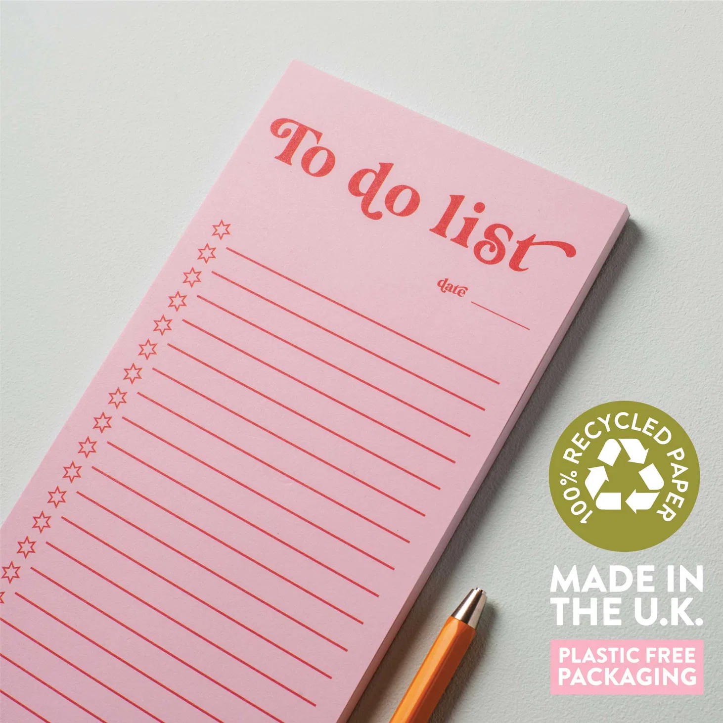 Good Tuesday, To Do List Pad - Pink & Red - Jaro Design Studio - 6 Good Tuesday, To Do List Pad - Pink & Red - Image 6