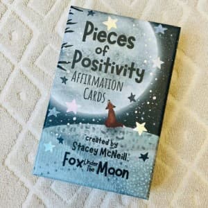 Fox Under The Moon - Positive Affirmation Cards, Set of 54