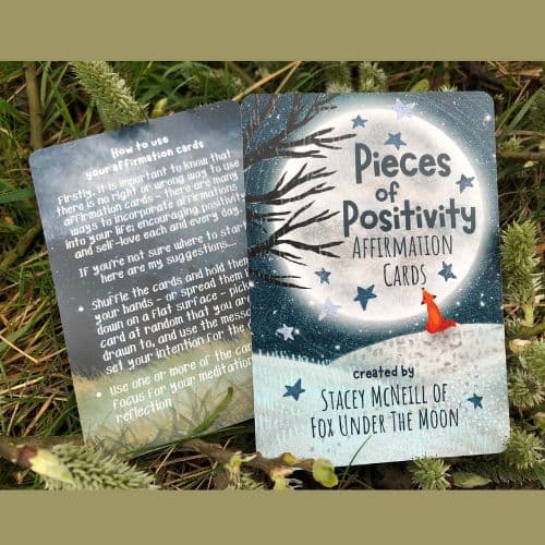 Fox Under The Moon - Positive Affirmation Cards, Set of 54 - Image 4