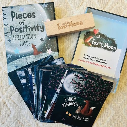 Fox Under The Moon - Positive Affirmation Cards, Set of 54 - Image 5