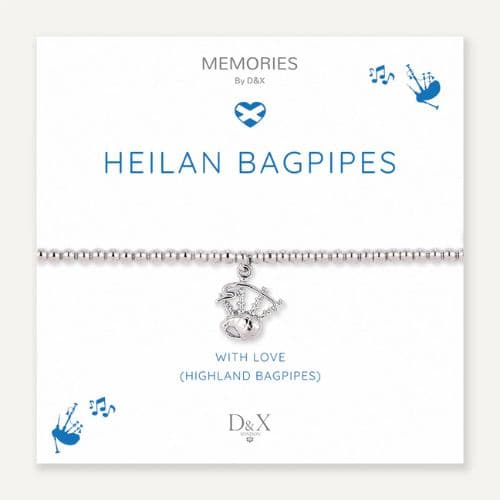 Memories Bagpipes Bracelet - Heilan Bagpipes!