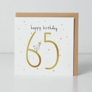 Belly Button Designs, Birdie – 65th Birthday