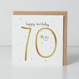 Belly Button Designs, Birdie – 70th Birthday