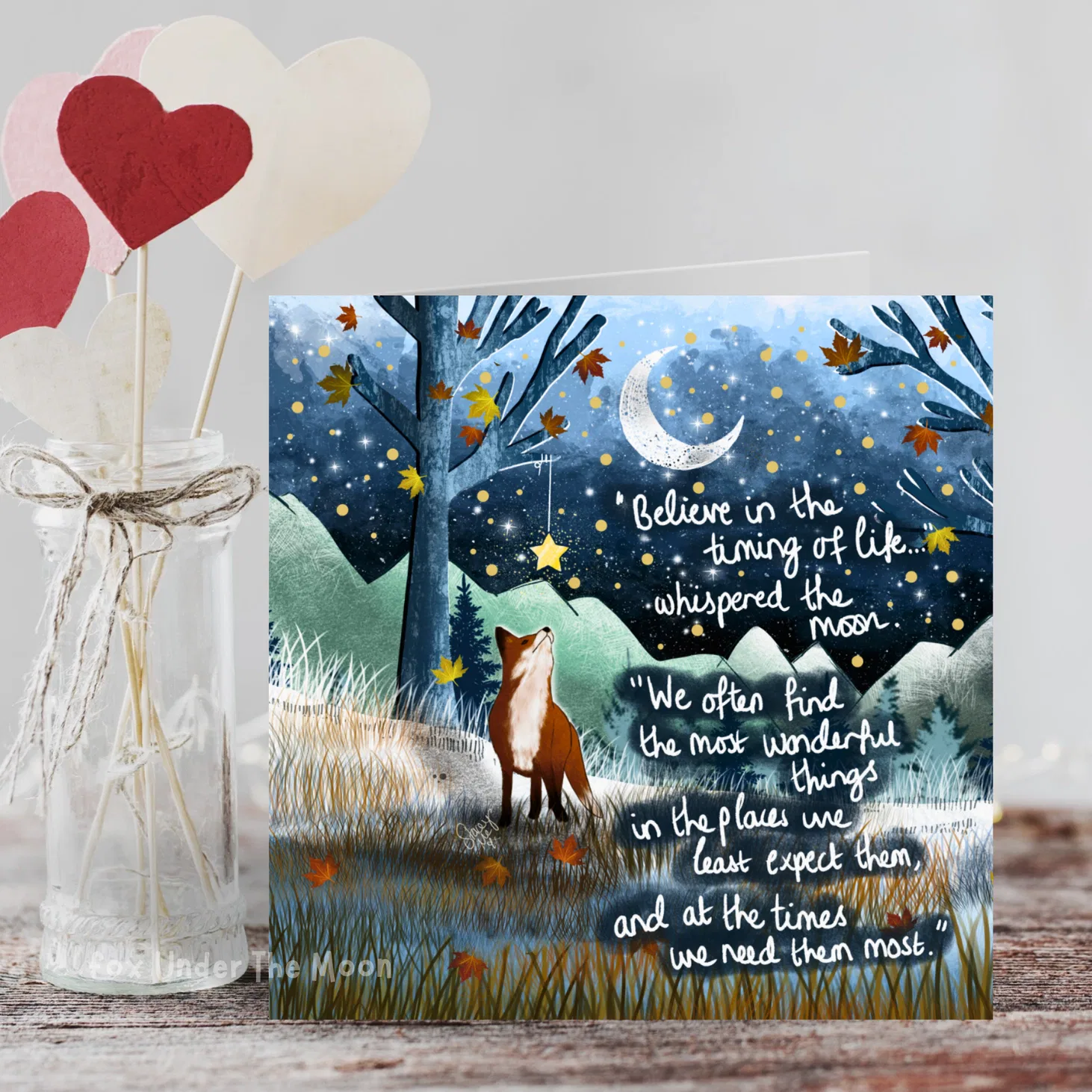 Fox Under The Moon – ‘Timing’ - Jaro Design Studio - 1 Fox Under The Moon – ‘Timing’