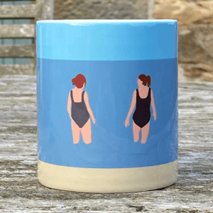 Chats In The Sea Mug by Fiddy + Mabel