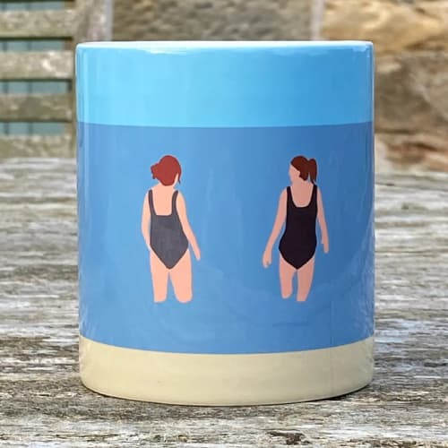 Chats In The Sea Mug by Fiddy + Mabel