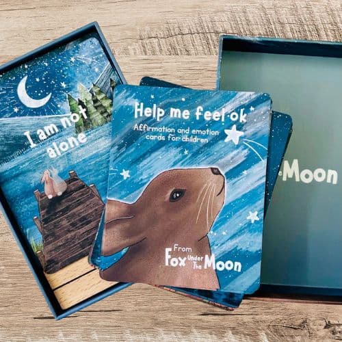 Fox Under The Moon - Children's Affirmation and Emotions Cards - Image 6