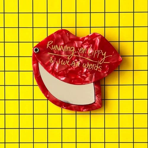 Small Talk Lips Compact Mirror - Image 5
