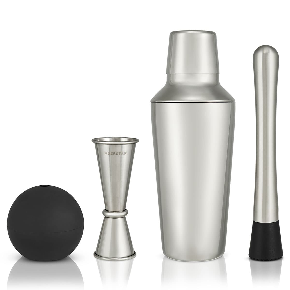 UBERSTAR Cocktail Making Gift Set - Silver - Image 6