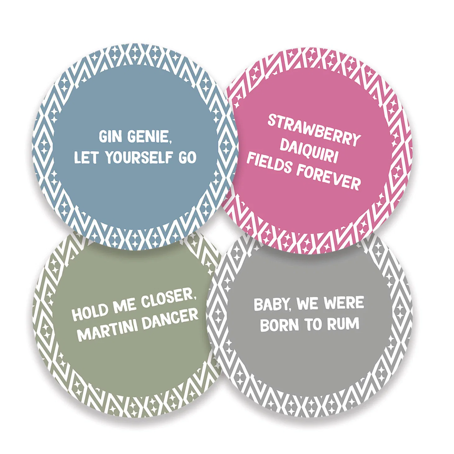UBERSTAR Ceramic Cocktail Coasters - Image 5