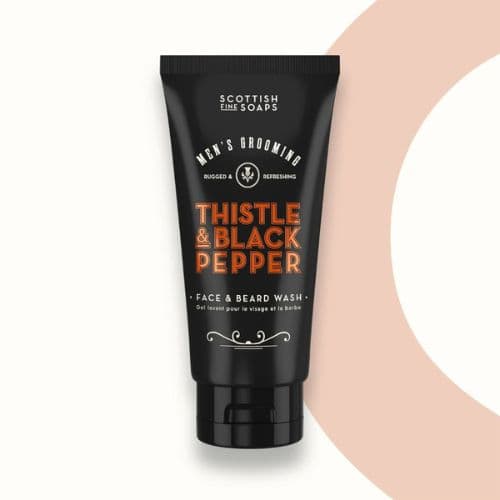 Scottish Fine Soaps, Thistle and Black Pepper Face and Beard Wash, 150ml