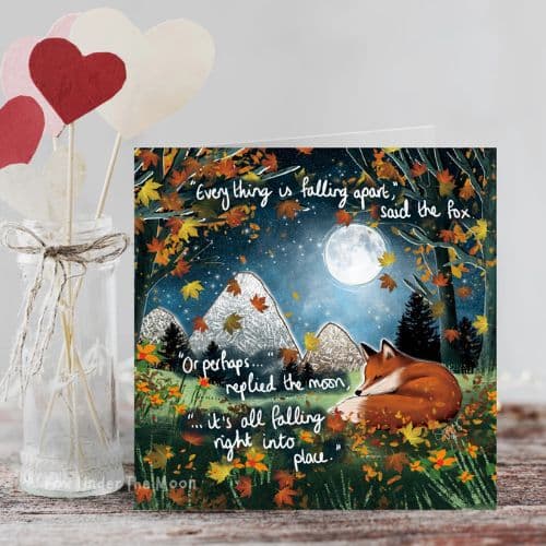 Fox Under The Moon – ‘Falling Apart’ Card