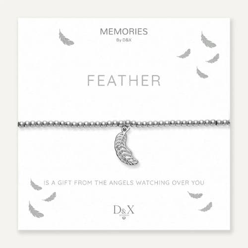 Memories Feather Bracelet - Feather!