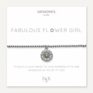 Memories Flower Girl Bracelet - Fabulous Flower Girl!