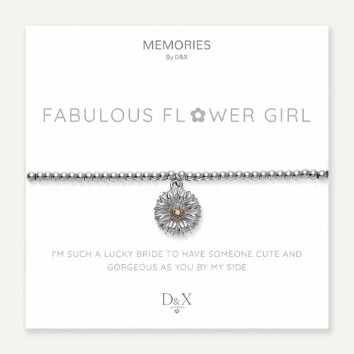 Memories Flower Girl Bracelet - Fabulous Flower Girl!