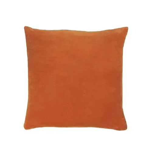 Furn Solo Velvet Cushion, Orange