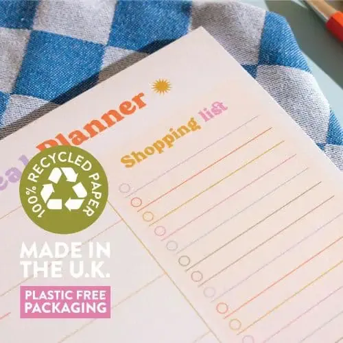 Good Tuesday - A5 Colourful Meal Planner & Shopping List - Jaro Design Studio - 3 Good Tuesday - A5 Colourful Meal Planner & Shopping List - Image 3