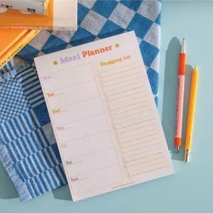 Good Tuesday - A5 Colourful Meal Planner & Shopping List