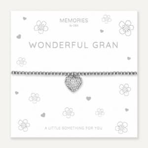 Memories Heart Bracelet – Wonderful Gran!