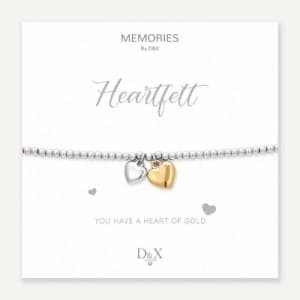 Memories Double Heart Bracelet - Heartfelt