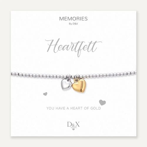 Memories Double Heart Bracelet - Heartfelt
