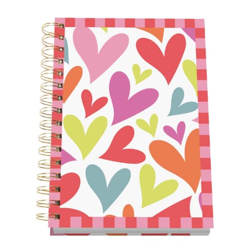Belly Button - Thick Wiro Mabel Hearts Notebook