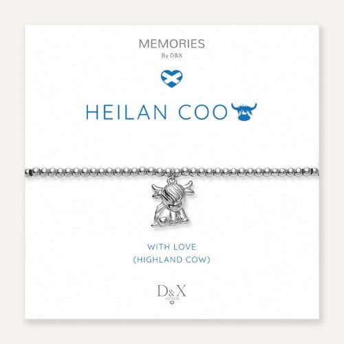 Memories Scottish Bracelet - Heilan Coo!