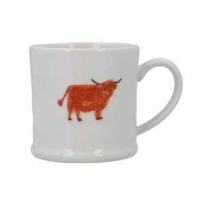 Gisela Graham Stoneware Mini Mug - Highland Cow