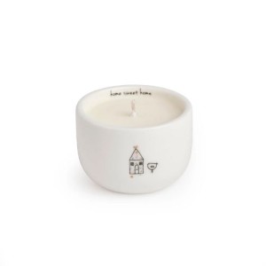 Belly Button Designs Home Sweet Home Ceramic Candle