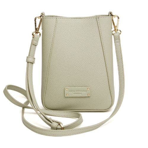Alice Wheeler Kensington Pistachio Cross Body Phone Bag