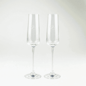 Selbrae House - Champagnes Heart Flutes, set of 2