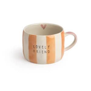 Belly Button Lovely Friend Stoneware Mug