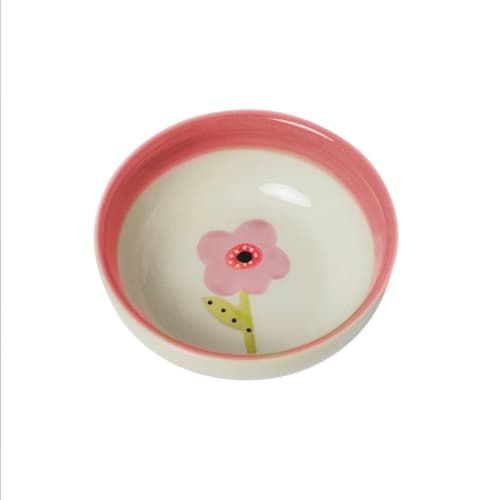 Belly Button Stoneware Small Trinket Bowl – Mabel Mauve Flowers